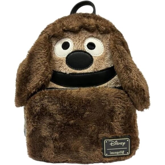 Disney Muppets Rowlf Mini Backpack Faux Fur Shoulder Bag Vegan Friendly
